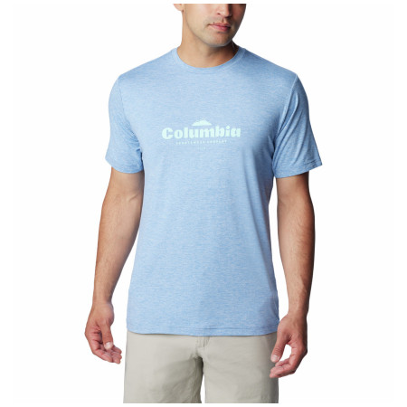 Koszulka męska Columbia Kwick Hike™ Graphic SS Tee jasnoniebieski