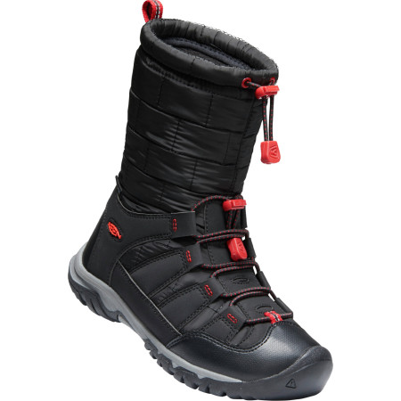 Śniegowce dziecięce Keen Winterport Neo Dt Wp Youth czarny/czerwony Black/RedCarpet