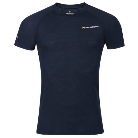 Męska koszulka Progress MA NKR 125 czarny/niebieski černo-modrá