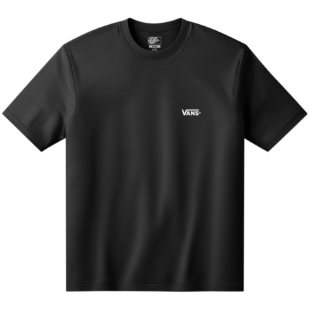 Koszulka męska Vans New Left Chest SS Tee czarny Black/White
