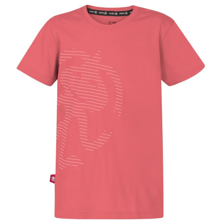 T-shirt dziecięcy Rafiki Kailas Jr różowy/bordowy sugar coral