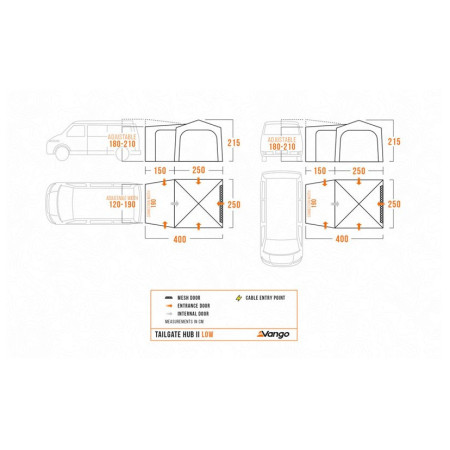 Przedsionek Vango Tailgate Hub II Low