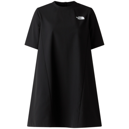 Sukienki damskie The North Face Packable Short Sleeve Dress czarny TNF BLACK