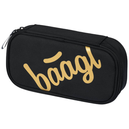 Piórnik szkolny Baagl Etue czarny/złoty