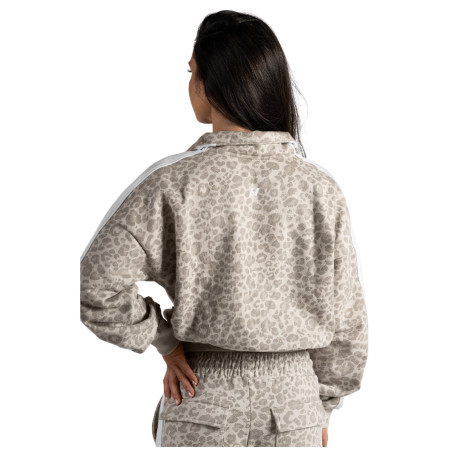 Bluza damska Nebbia Half-Zip Leopard Sweatshirt Primal
