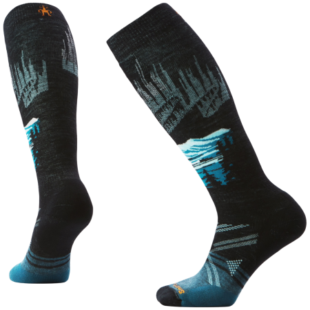 Skarpety narciarskie Smartwool W Ski Full Cushion Alpine Auroras czarny/niebieski BLACK
