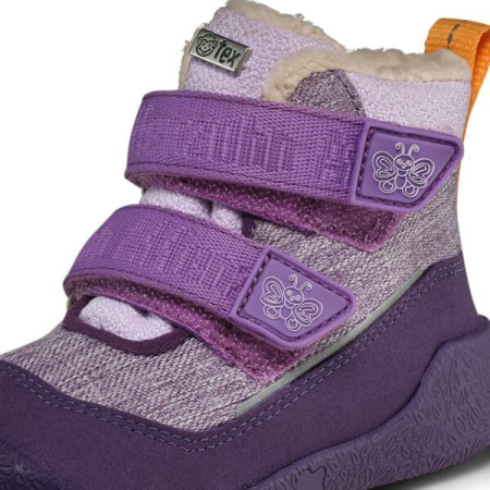 Dziecięce buty zimowe Affenzahn Prewalker Winter Boot Vegan Snuggy Butterfly