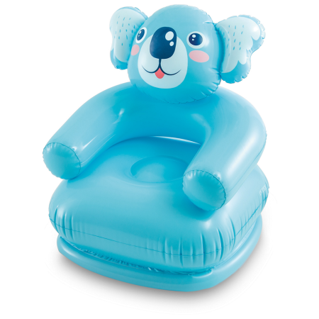 Nadmuchiwany fotel Intex Happy Animal Chairs niebieski blue