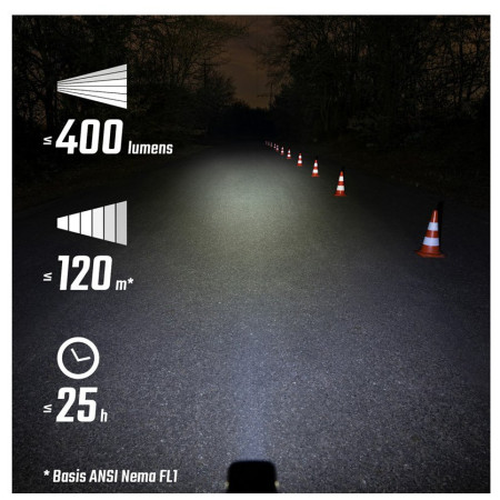 Przednia/tylna lampka Sigma Buster 400 + Blaze Flash