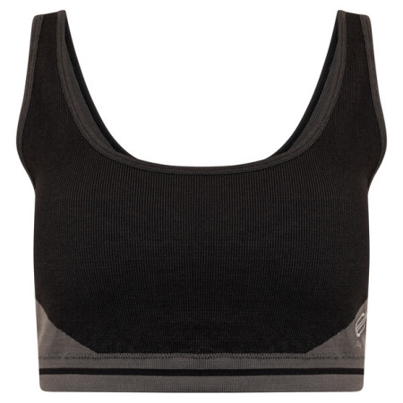 Sportowy biustonosz Dare 2b Dont Sweat It Top czarny Blk/CharGry