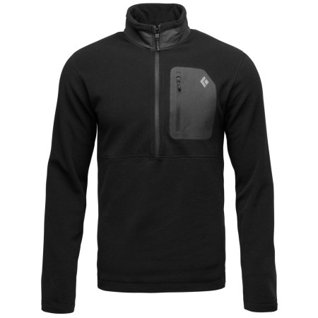 Bluza męska Black Diamond Rift HZ Fleece Jacket czarny Black-Black