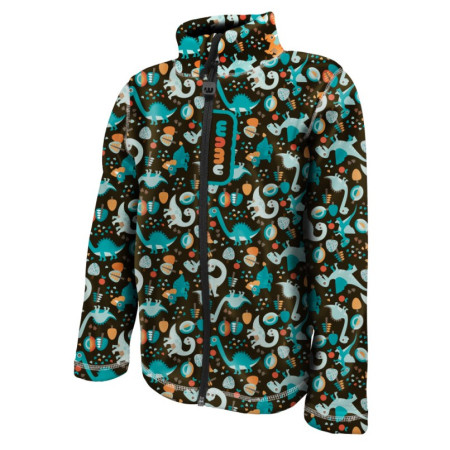 Bluza dziecięca WAMU Dinosauři czarny/brązowy