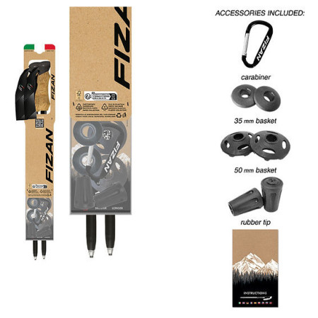 Kije trekkingowe Fizan Compact 4