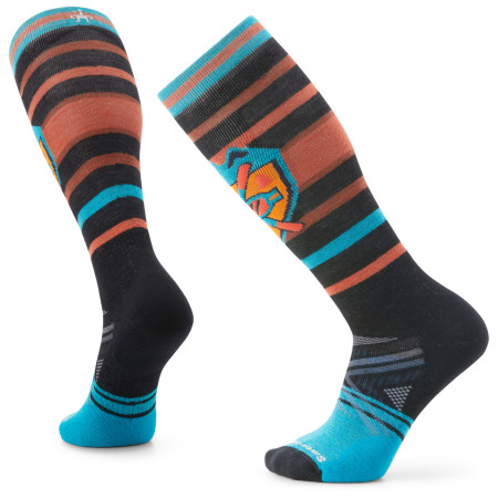 Skarpety narciarskie Smartwool Ski Full Cushion Alpine Edge czarny/pomarańczowy black