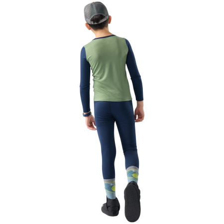 Dziecięca koszulka Smartwool Kids' Classic Merino Blend Base Layer Cr