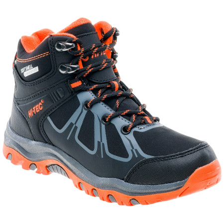 Buty dziecięce Hi-Tec Nero Mid WP Jr czarny Black/DarkGrey/Orange