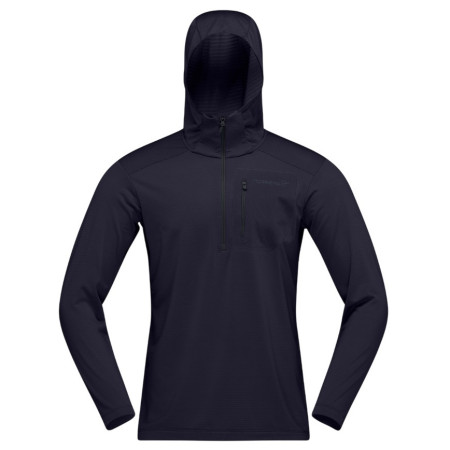 Męska bluza Norrona falketind warm1 Hood czarny Caviar Black