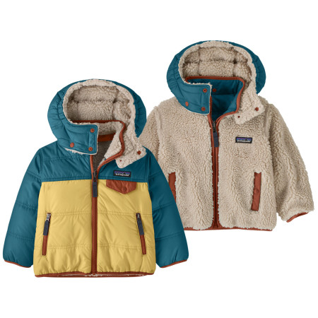 Kurtka dziecięca Patagonia Baby Reversible Tribbles Hoody - LMST