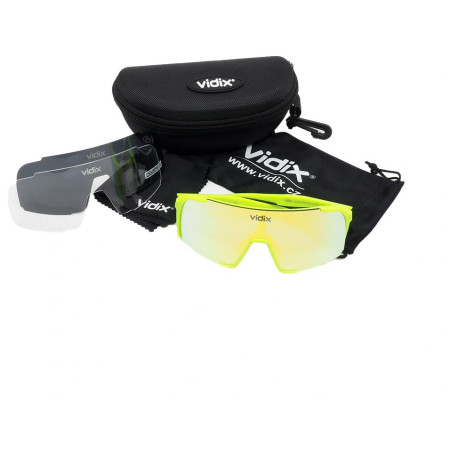 Okulary przeciwsłoneczne Vidix Vision jr. 240202 fullset jasnozielony fluoro