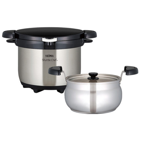 Garnek Thermos Shuttle Chef srebrny nerez