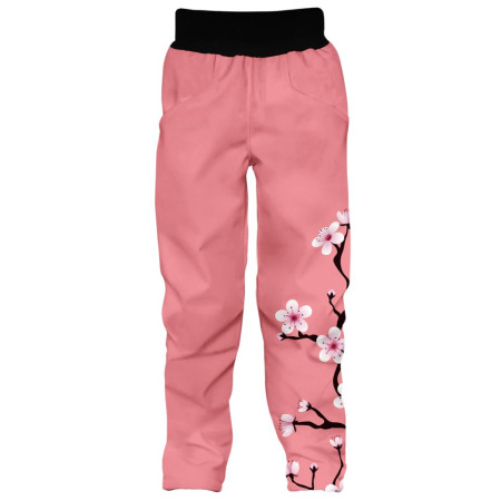 Dziecięce spodnie softshellowe WAMU Pink różowy PINK