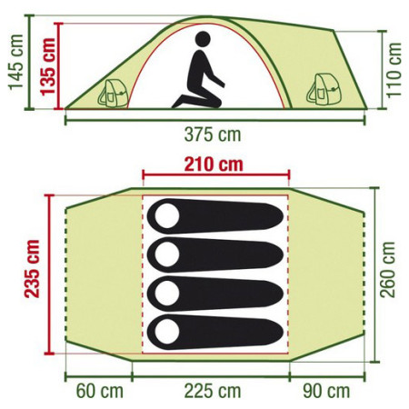 Namiot Coleman Rock Springs 4