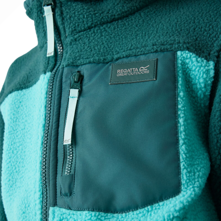 Bluza dziecięca Regatta Junior Frankie Warm Fleece Mediterranea/Turquoise