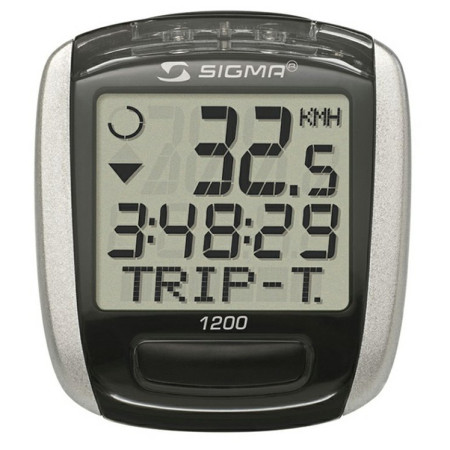 Licznik rowerowy Sigma BaseLine 1200 czarny/srerbny