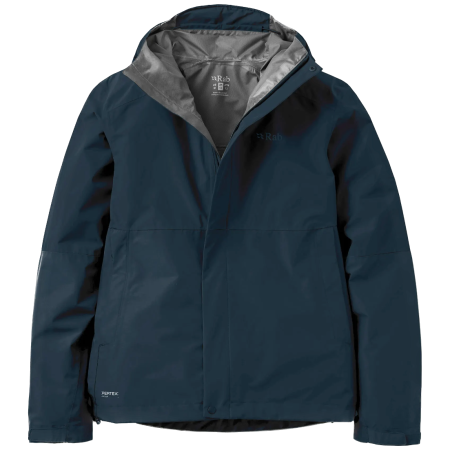 Kurtka damska Rab Downpour Jacket Wmns niebieski