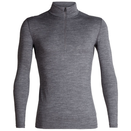 Koszulka męska Icebreaker Mens 200 Oasis LS Half Zip szary GritstoneHthr
