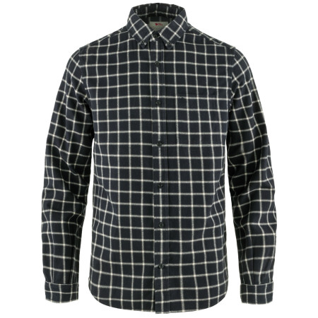 Koszula męska Fjällräven Övik Flannel Shirt M niebieski/biały Dark Navy-Chalk White