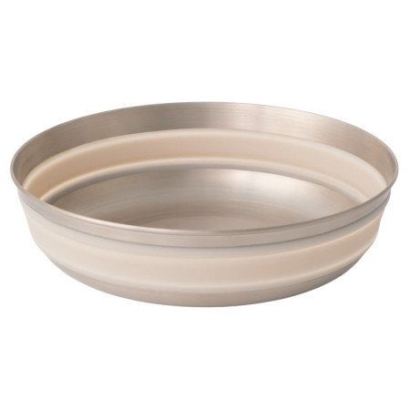 Składana miska Sea to Summit Detour Stainless Steel Collapsible Bowl L beżowy Moonstruck Grey