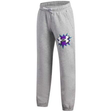 Spodnie dziecięce Under Armour UA B Rival FLC Graphics Jgr Mod Gray Light Heather