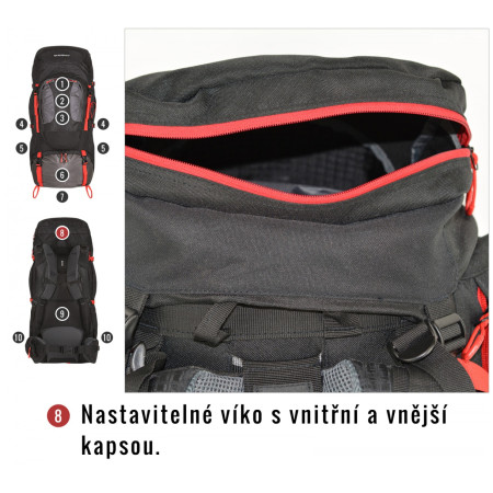 Plecak Husky Samont 60+10 L