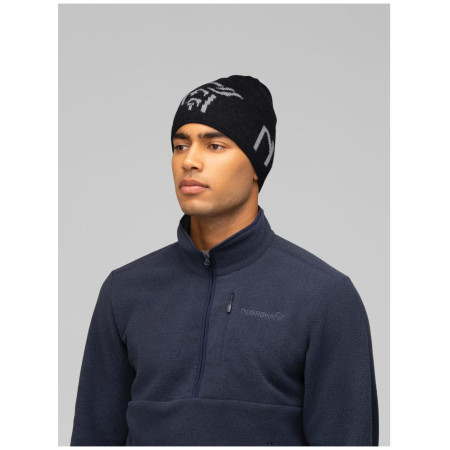 Czapka Norrona 29 mid merinoUll logo Beanie