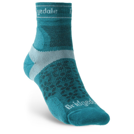 Damskie skarpety Bridgedale UL T2 MS 3/4 Crew Women's turkusowy teal