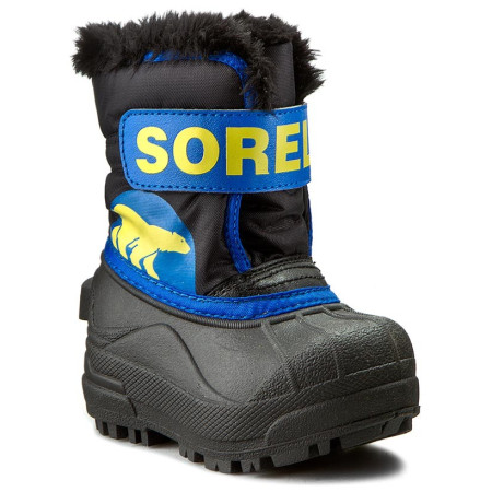 Śniegowce dziecięce Sorel Snow Commander (2022) niebieski/żółty SuperBlue