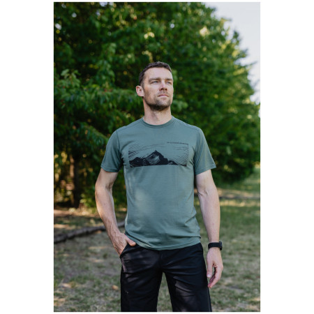 Koszulka męska MOOA Merino Lyolite Highlander 150 Short