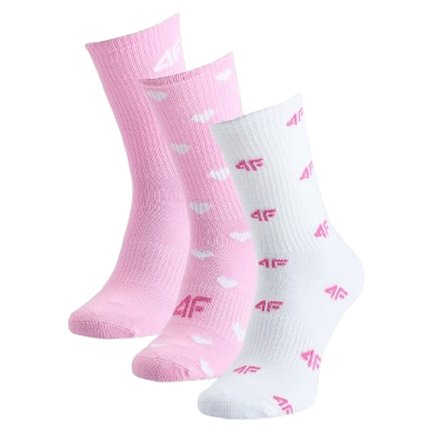 Skarpetki 4F Socks Cas F394 (3Pack) mix2 MULTICOLOUR ALLOVER