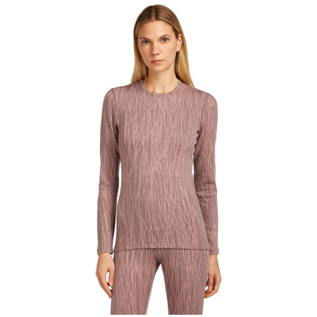 Damska koszulka Icebreaker Women Merino 260 Tech Vertex LS Crewe Delta Lines AOP