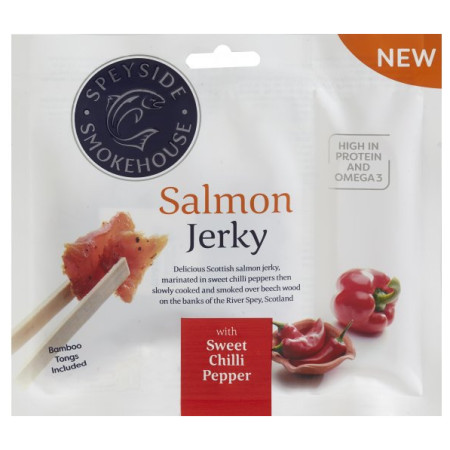 Mięso suszone Indiana Jerky Speyside Smokehouse Sweet Chilli Pepper Salmon Jerky 30 g
