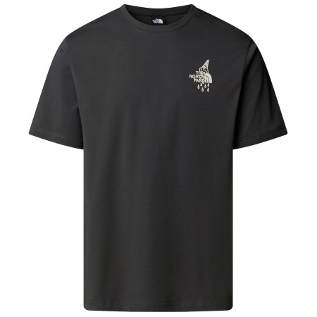 Koszulka męska The North Face U Powder Days Relaxed S/S Tee-Graphic ciemnoszary Asphalt Grey