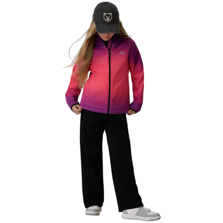Dziecięca kurtka softshellowa 4F Softshell Jacket F603 Multicolour 3 Allover