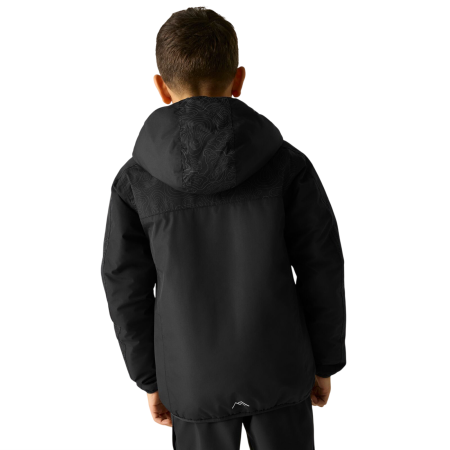 Dziecięca kurtka zimowa Regatta Illuma Reflective Jacket Black