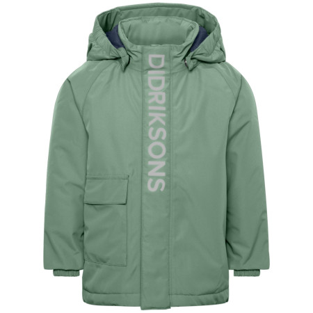Dziecięca kurtka zimowa Didriksons Talvi Kids Jkt 2 Dark Moss ciemnozielony Dark Moss