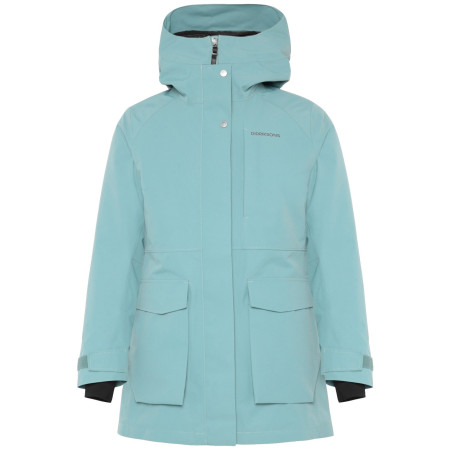 Damska zimowa parka Didriksons Harriet Wns Parka jasnoniebieski Factory Blue