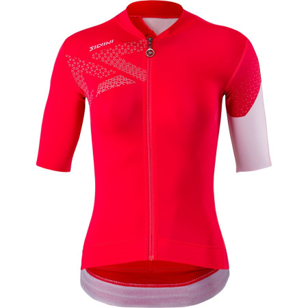 Damska koszulka kolarska Silvini Rosalia czerwnoy/różowy RubyPink