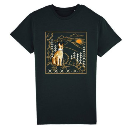 Koszulka męska České parky Lynxie czarny