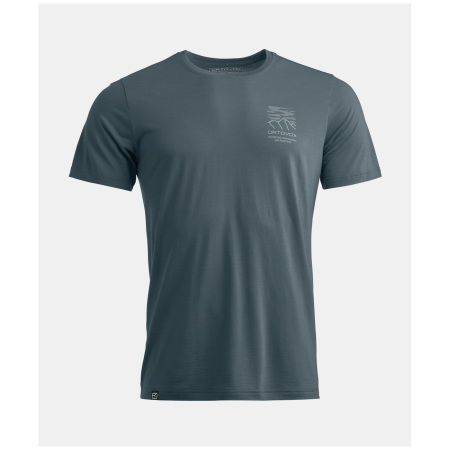 Męska koszulka Ortovox 150 Cool Mtn Mission Ts M ciemnoszary Dark Arctic Grey