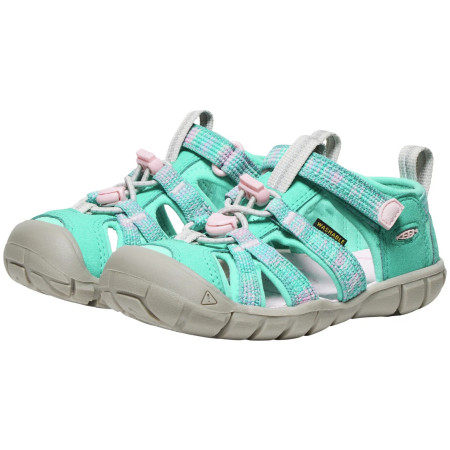 Sandały dziecięce Keen Seacamp II Cnx Children Bright Aqua/Giggle Pink